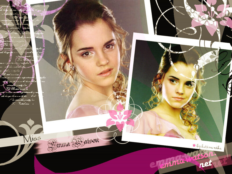 Emma Watson collage wallpaper