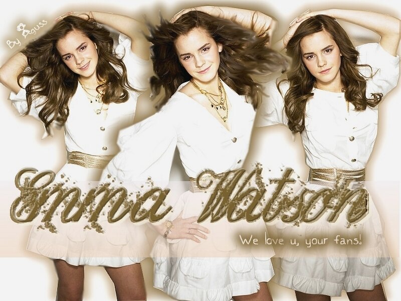 Emma Watson fan art collage
