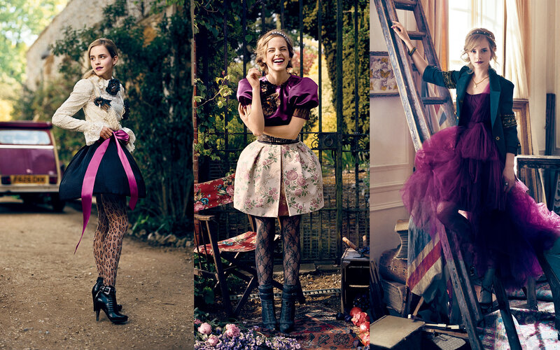 Emma Watson fashion photoshoot