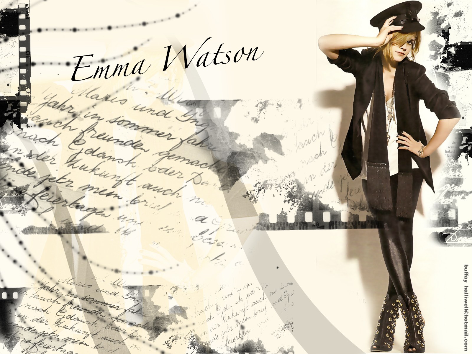 Emma Watson fashion portrait