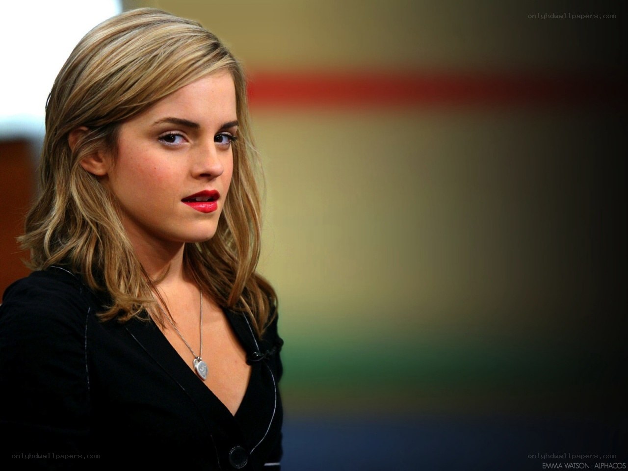 Emma Watson in a black blazer