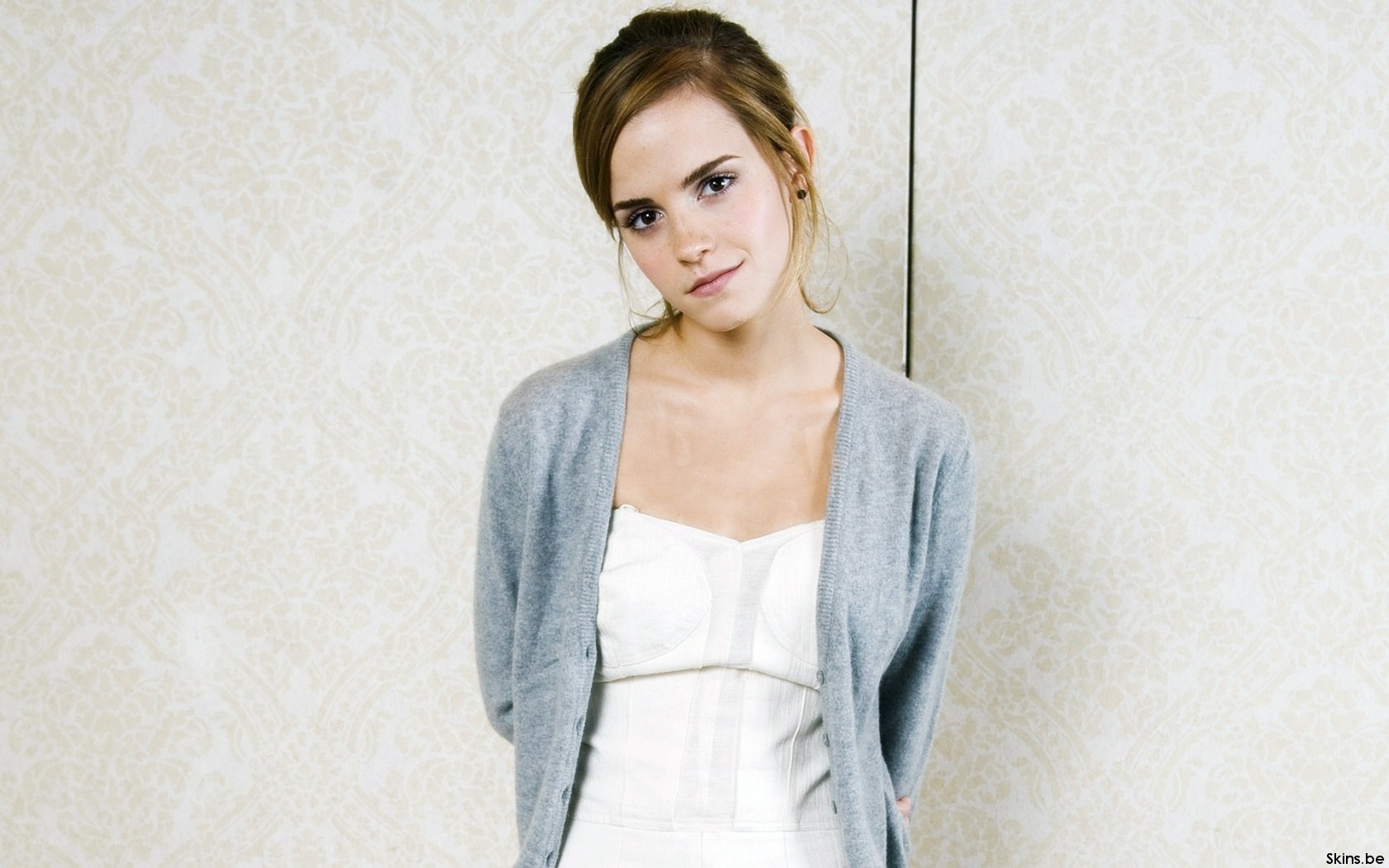 Emma Watson in a cardigan