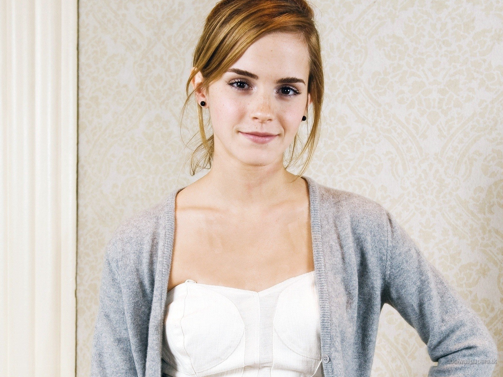 Emma Watson in a cardigan
