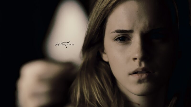 Emma Watson in a dramatic scene