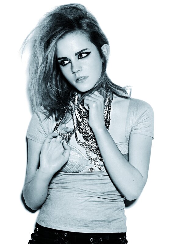Emma Watson in a fashion portrait