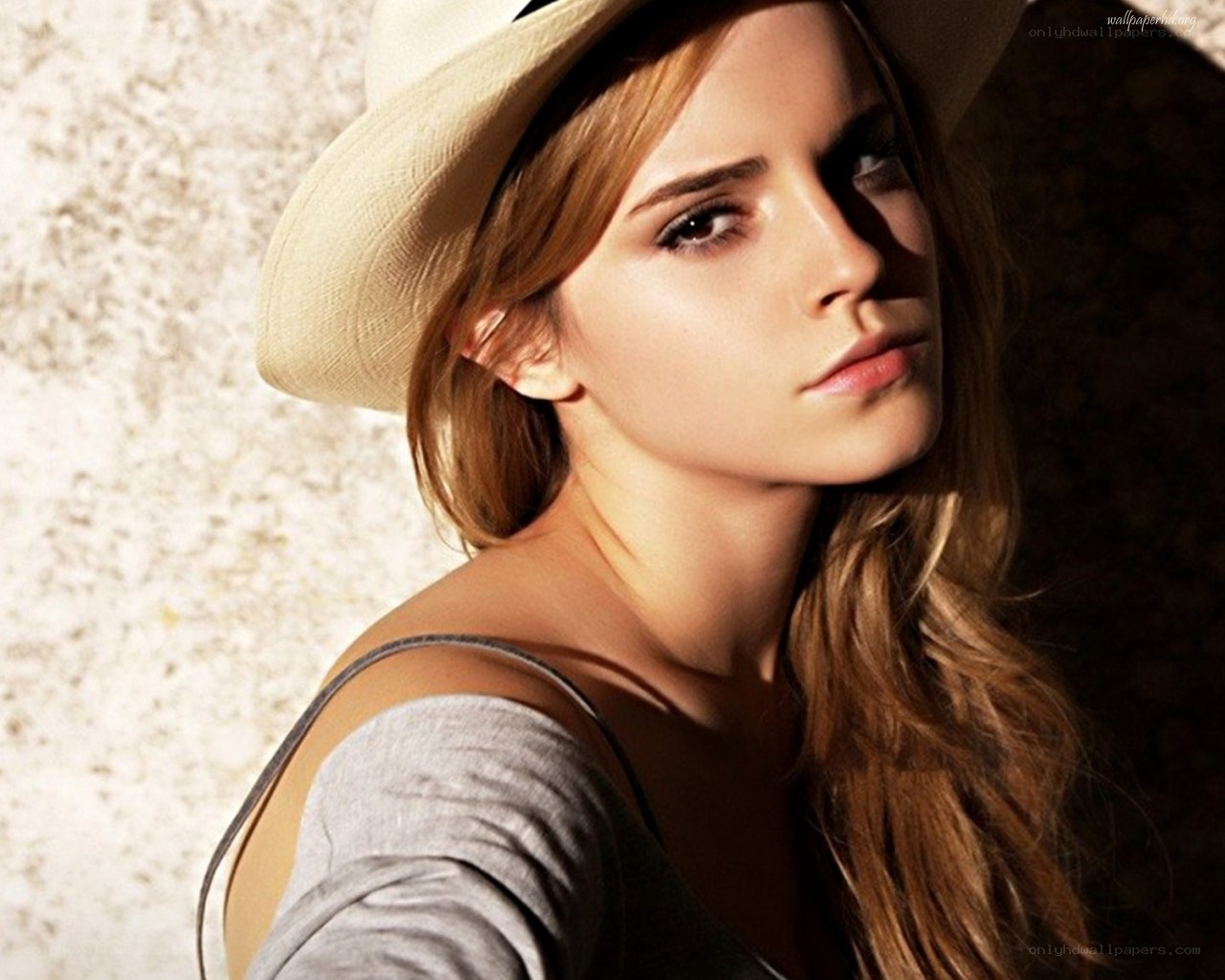 Emma Watson in a hat