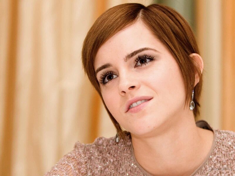 Emma Watson in a sparkly top