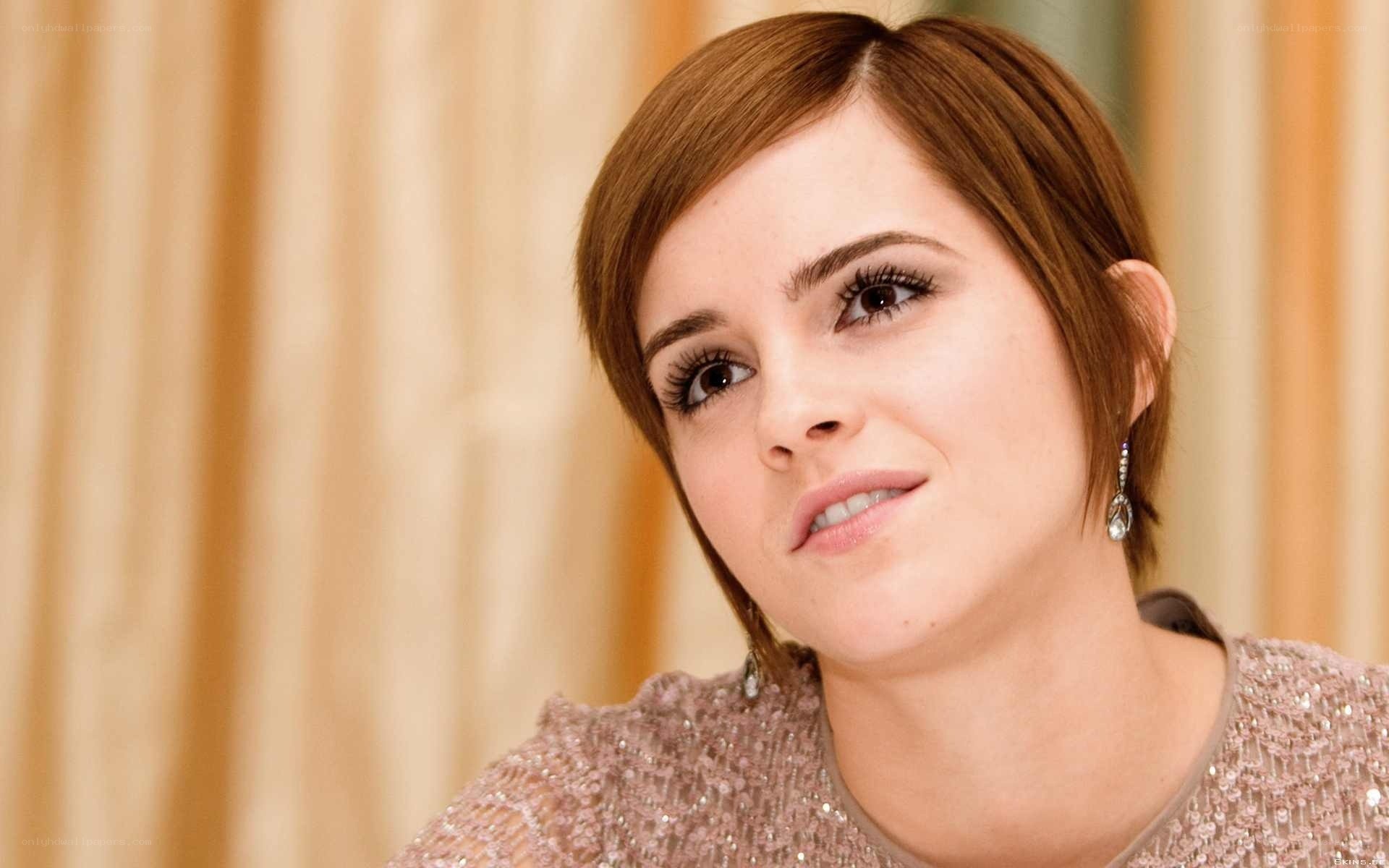 Emma Watson in a sparkly top