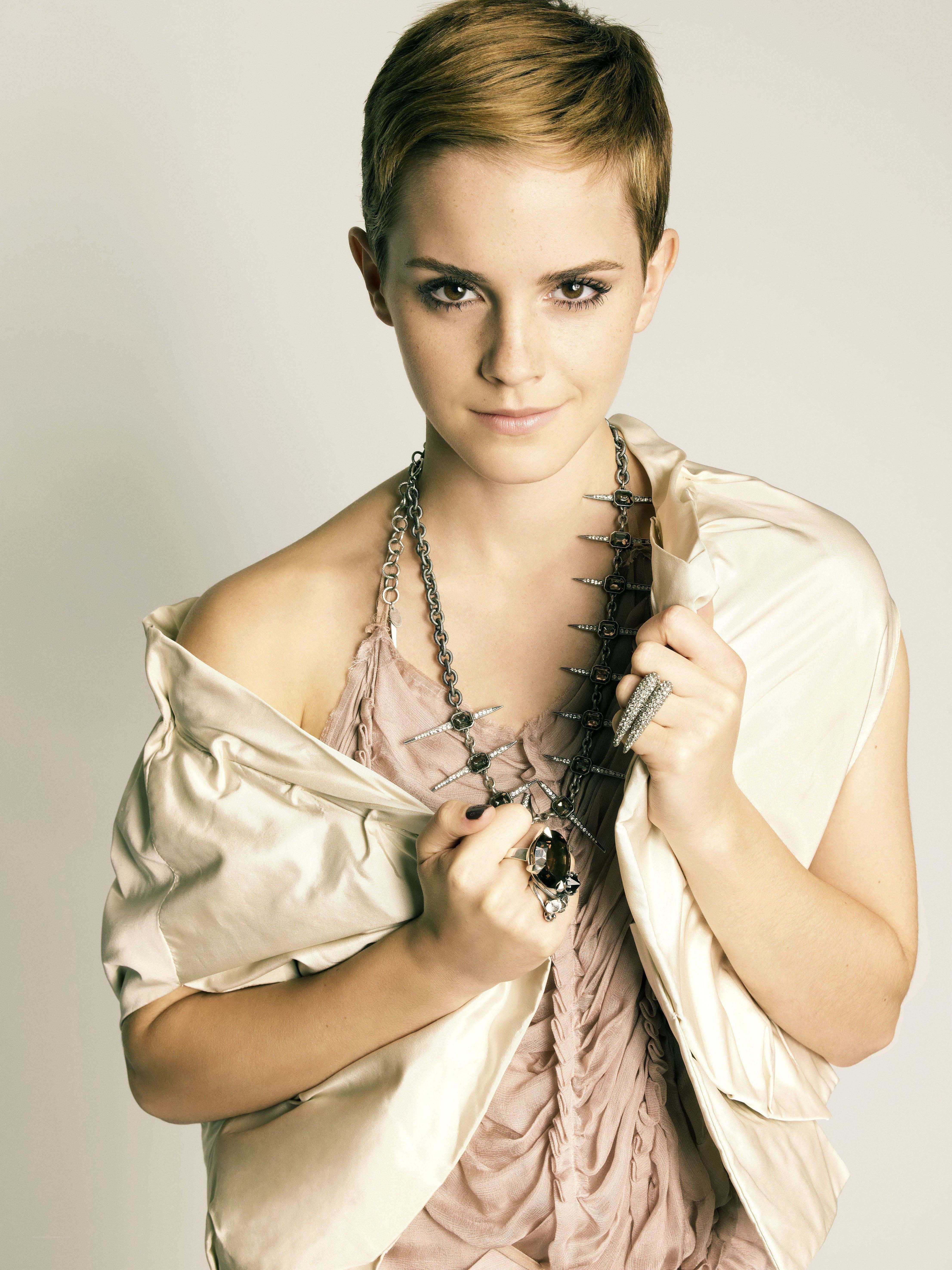 Emma Watson in a stylish portrait