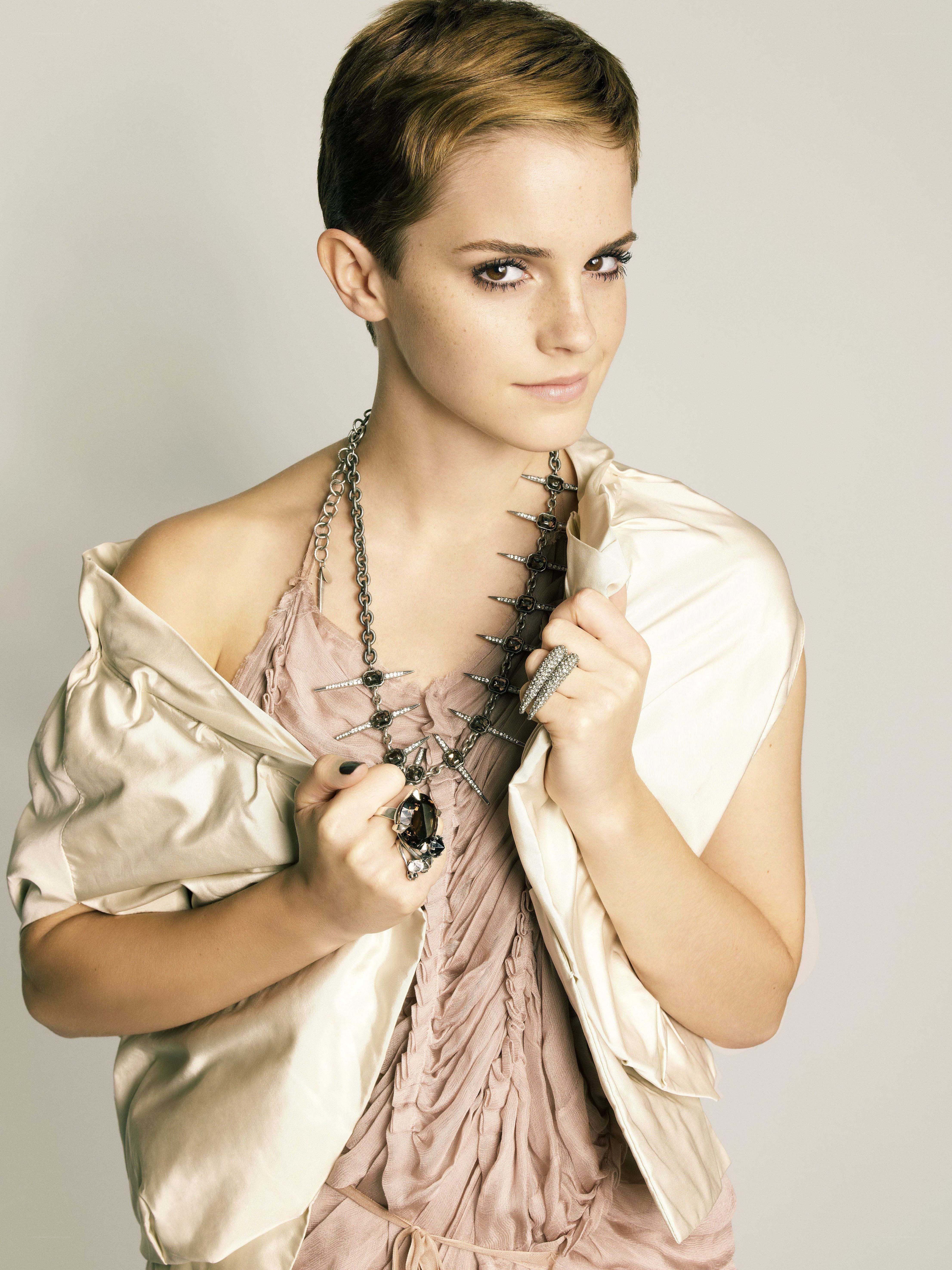 Emma Watson in a stylish portrait