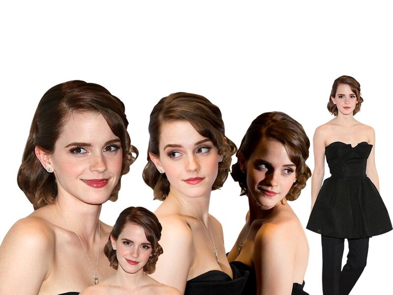 Emma Watson in Black Dress — Formal