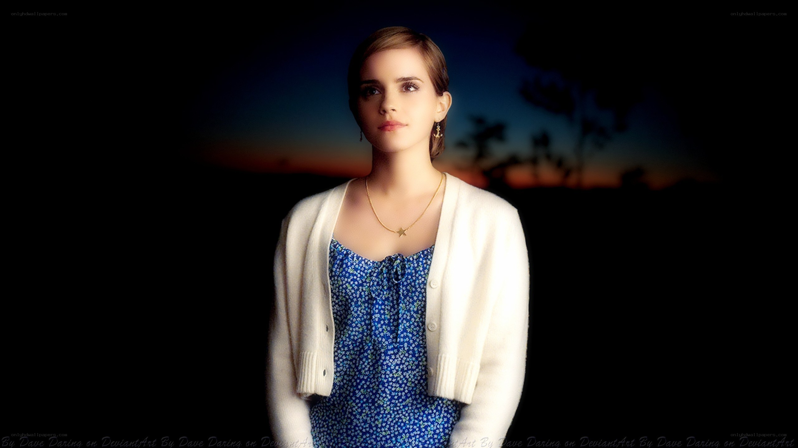 Emma Watson in cardigan