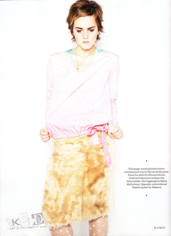 Emma Watson in fashion shoot