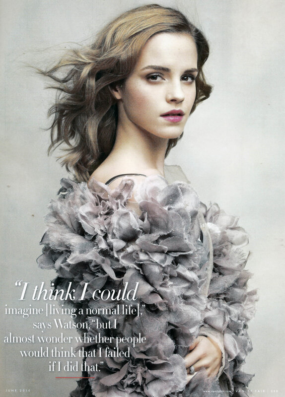 Emma Watson in floral dress
