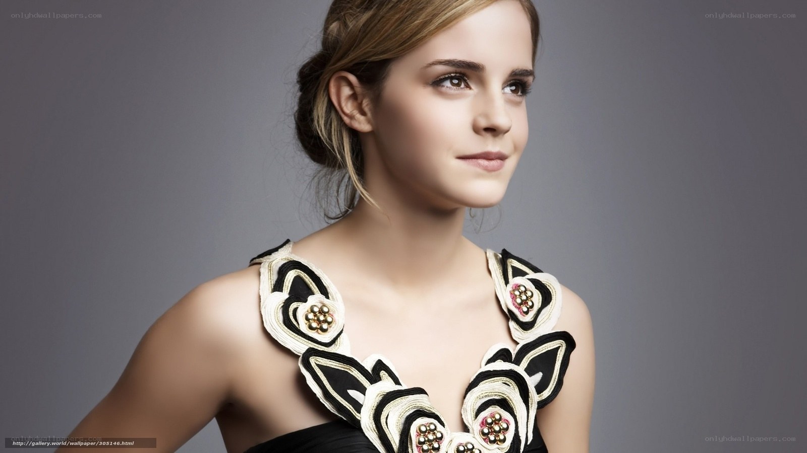 Emma Watson in floral dress