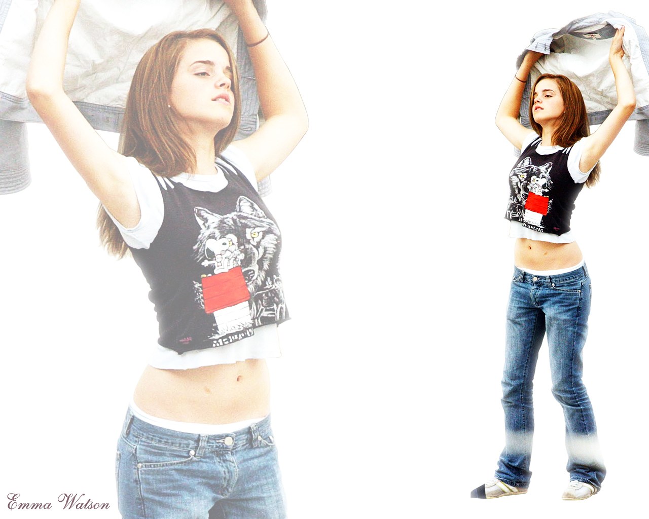 Emma Watson in graphic tee