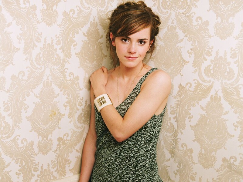 Emma Watson in green dress