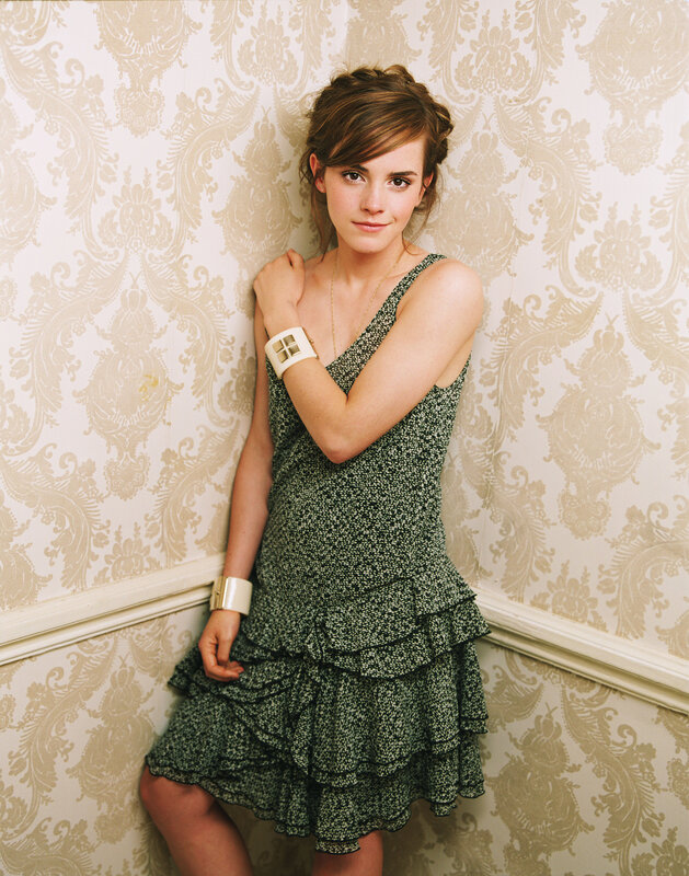 Emma Watson in green dress