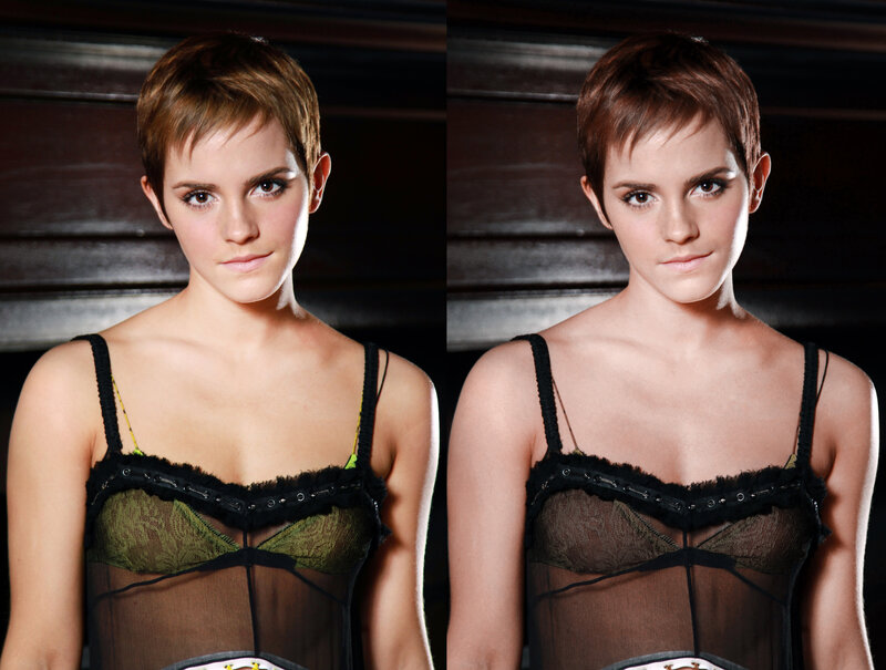 Emma Watson in lingerie
