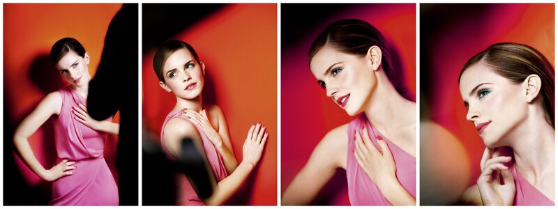 Emma Watson in pink dress