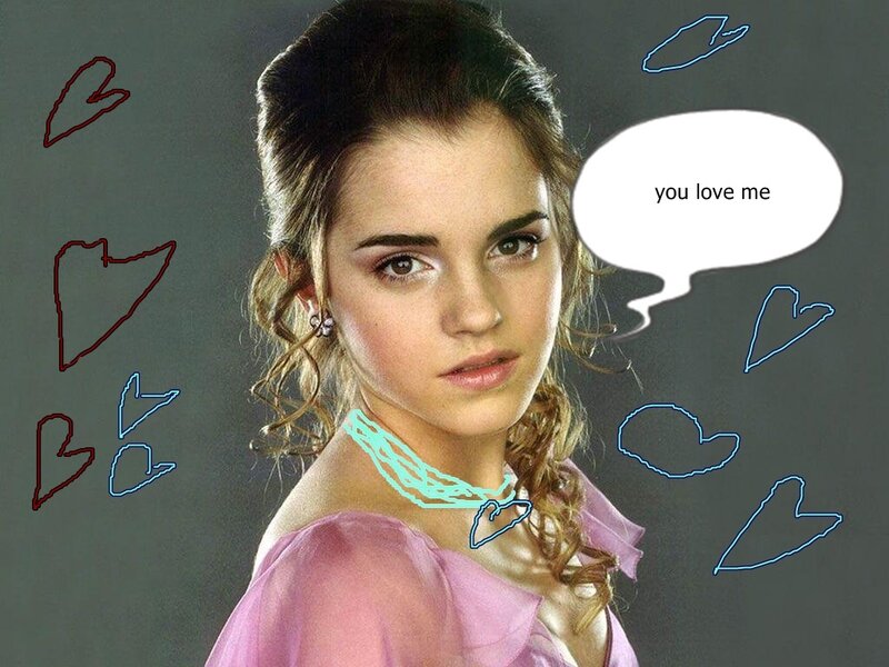 Emma Watson in pink dress
