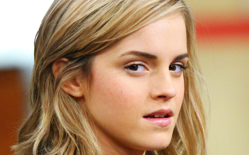 Emma Watson in profile
