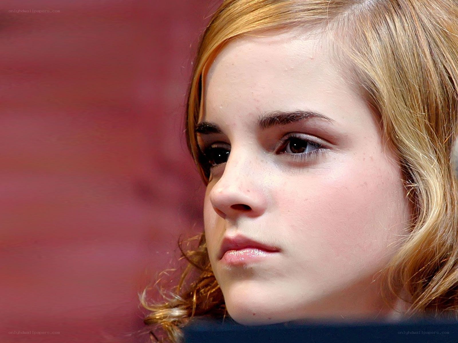 Emma Watson in profile