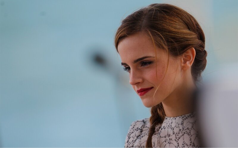 Emma Watson in profile