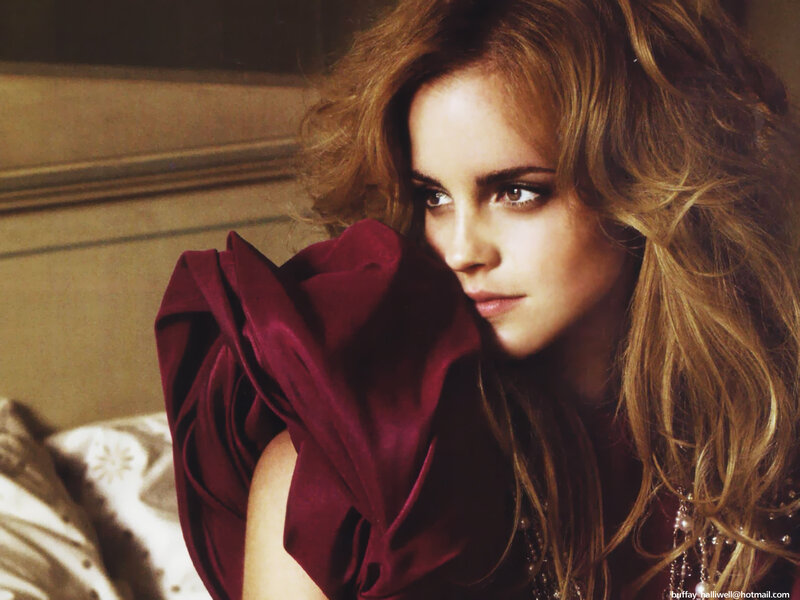 Emma Watson in red dress