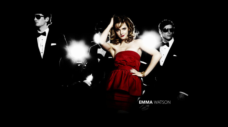 Emma Watson in red dress