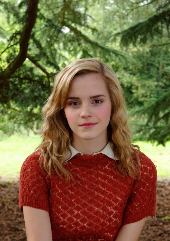 Emma Watson in red sweater