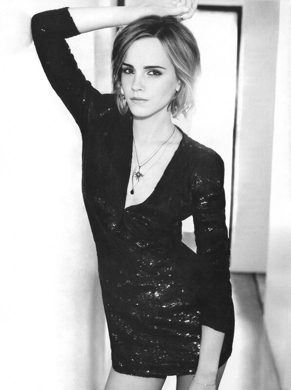Emma Watson in sequin dress