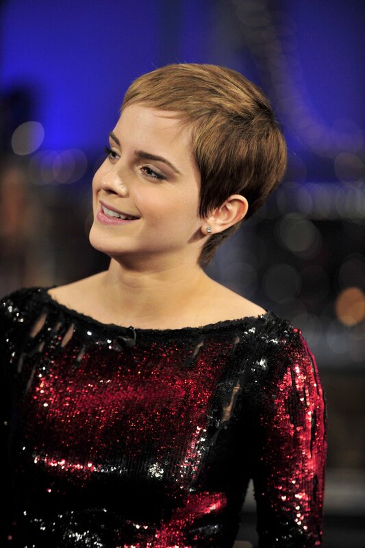 Emma Watson in sequin dress