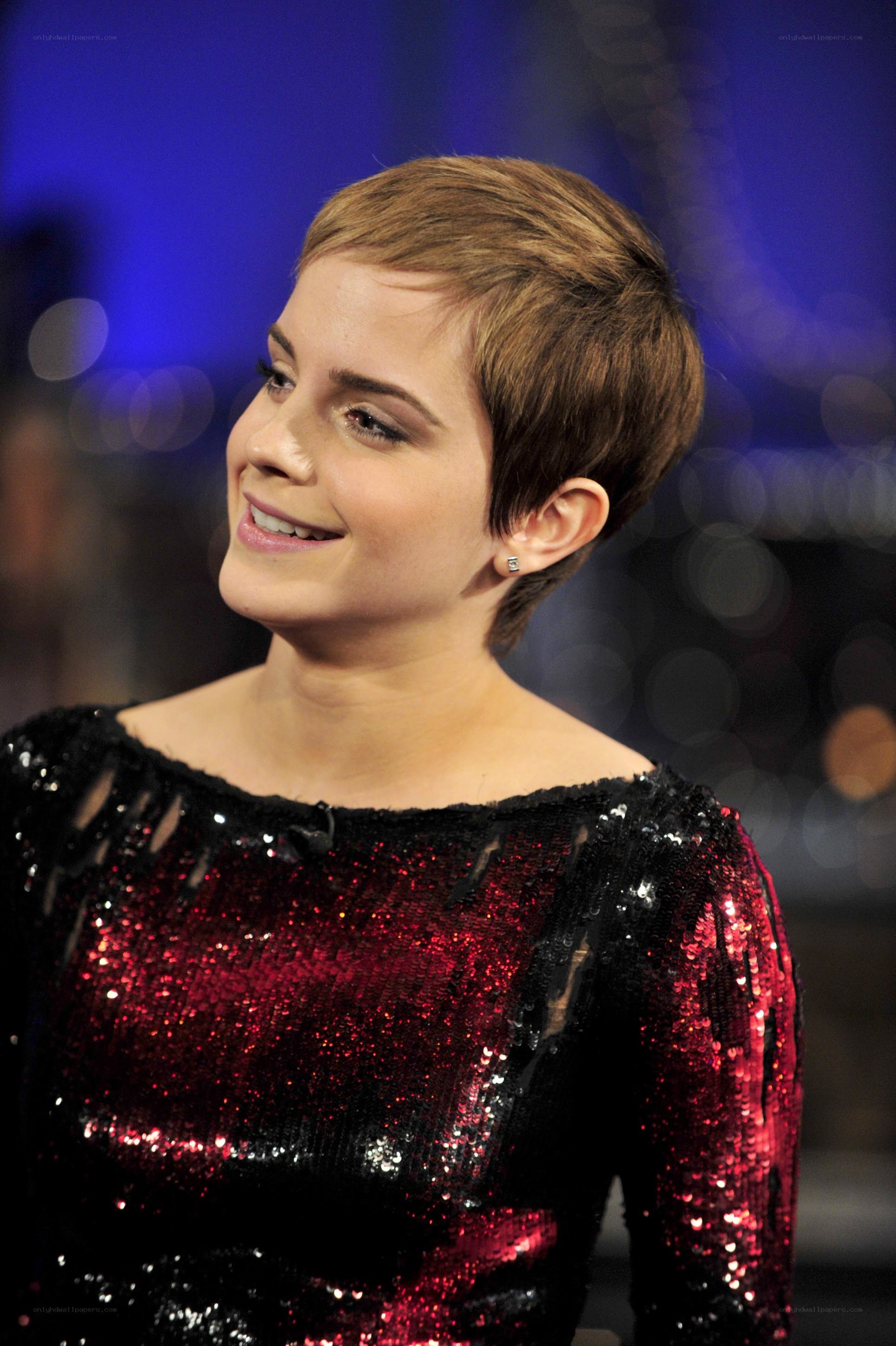 Emma Watson in sequin dress
