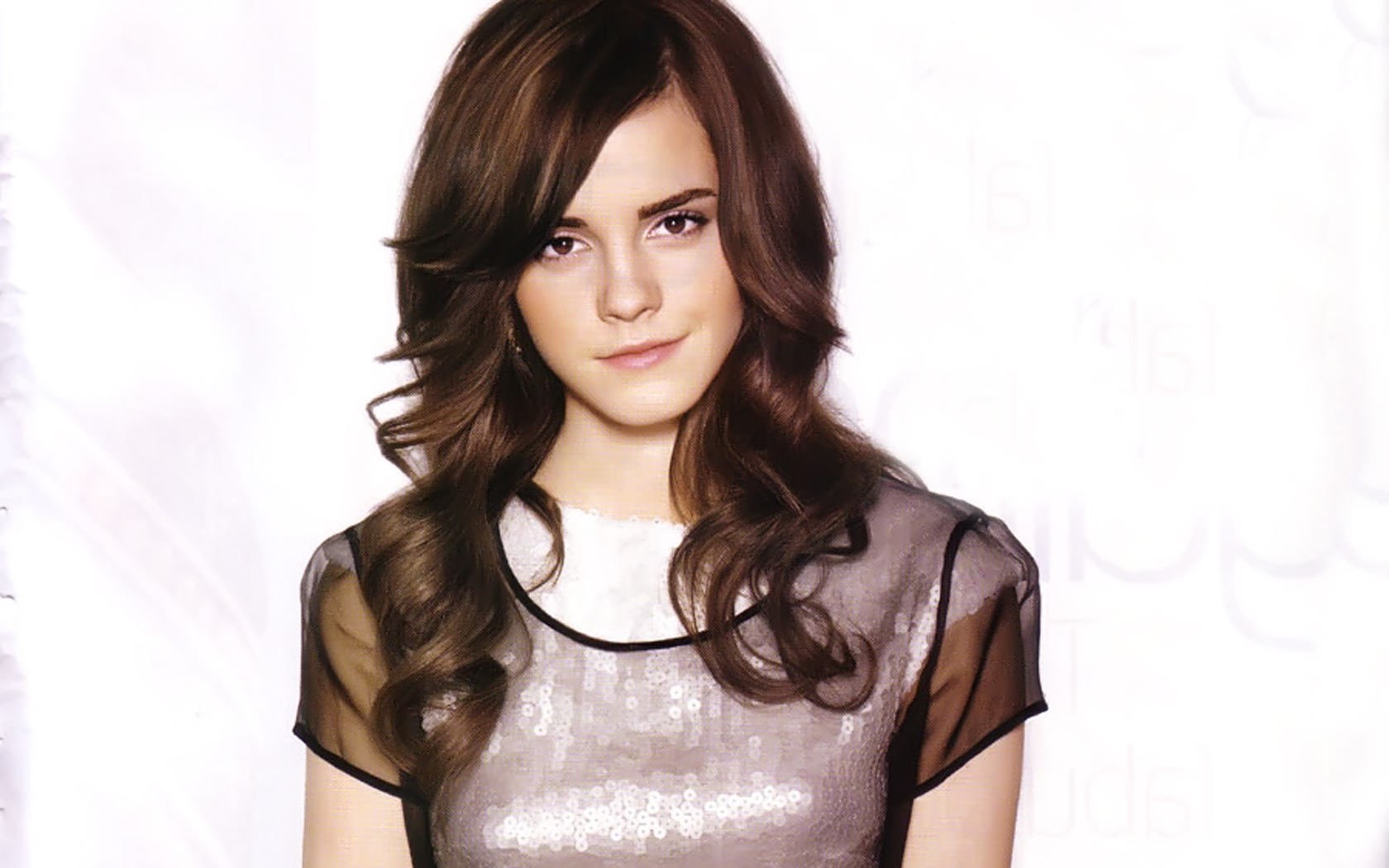 Emma Watson in sequined dress