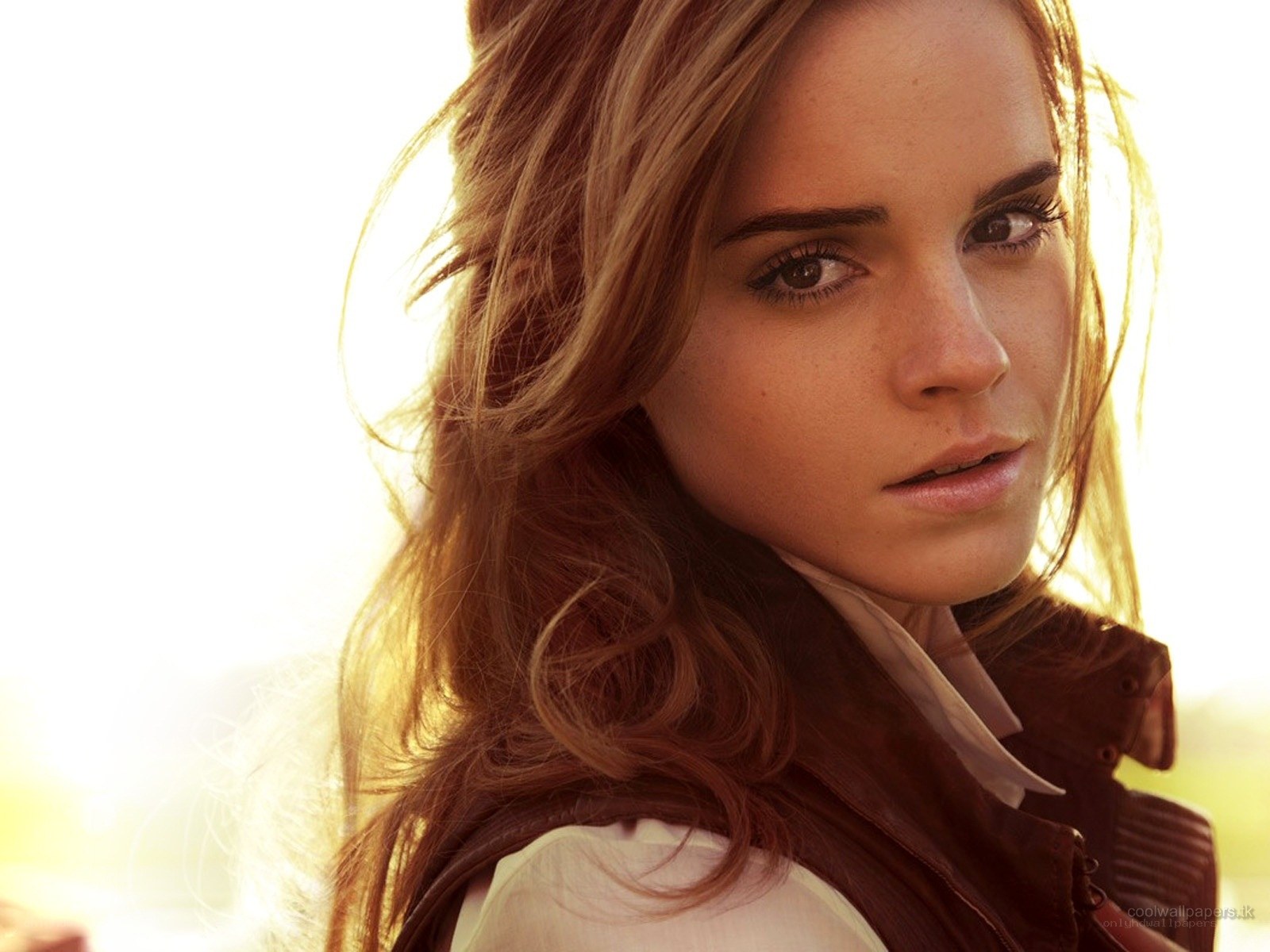 Emma Watson in sunlight