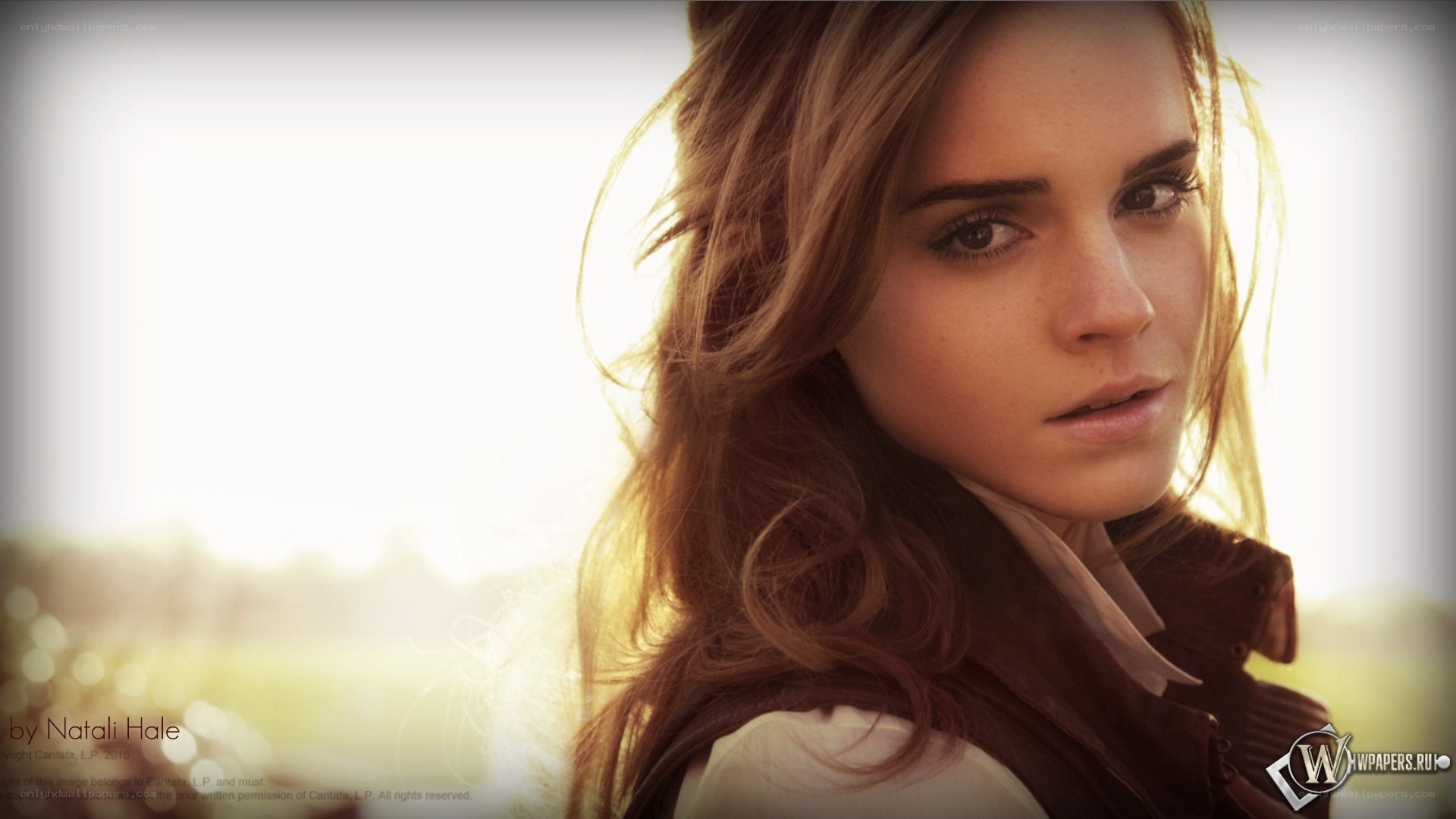 Emma Watson in sunlight
