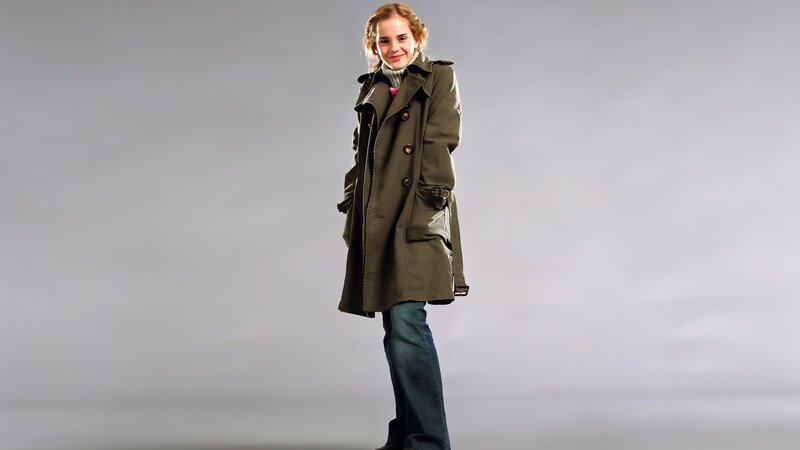 Emma Watson in trench coat