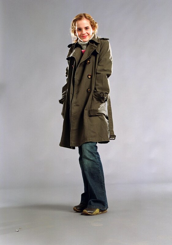 Emma Watson in trench coat