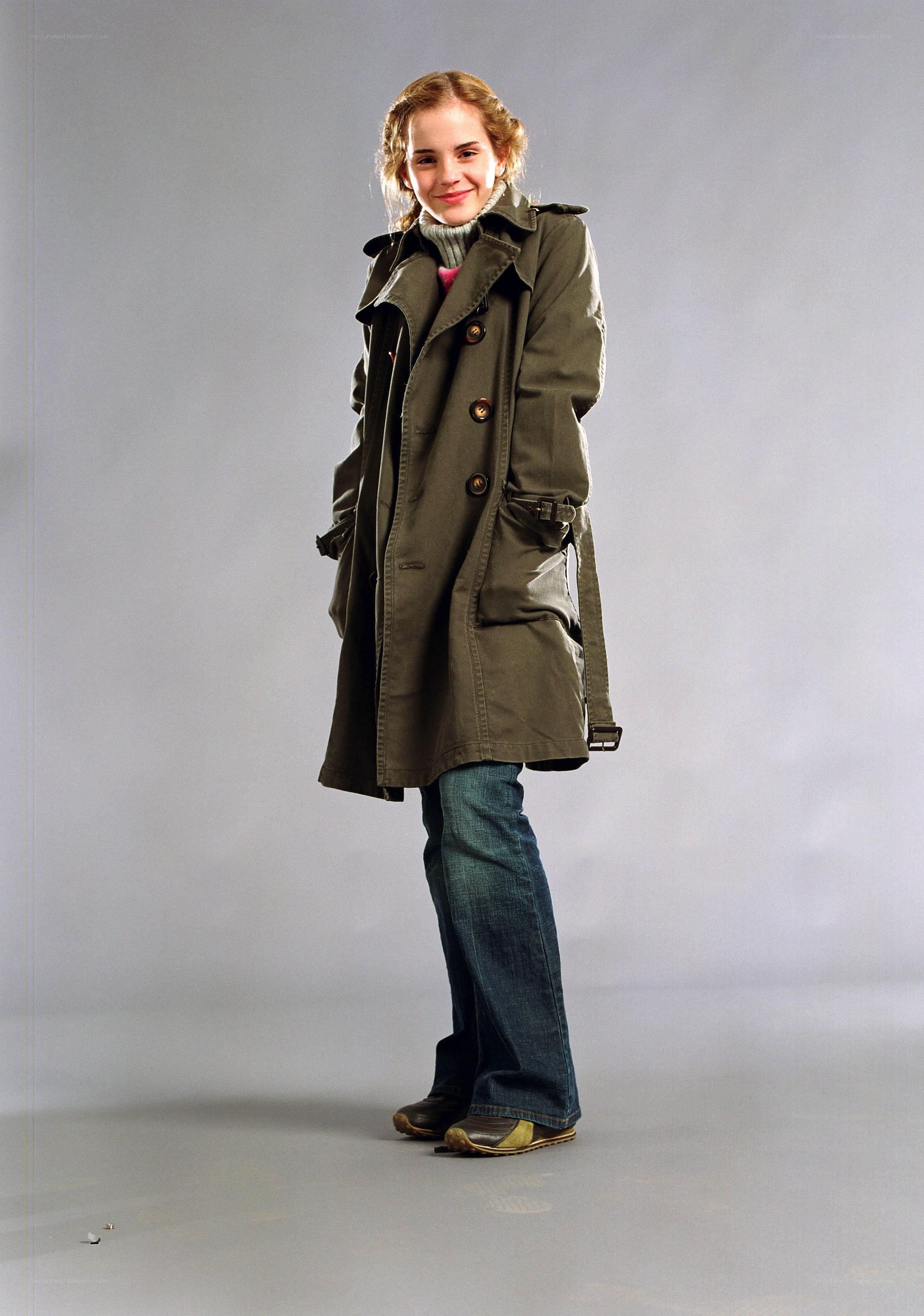 Emma Watson in trench coat
