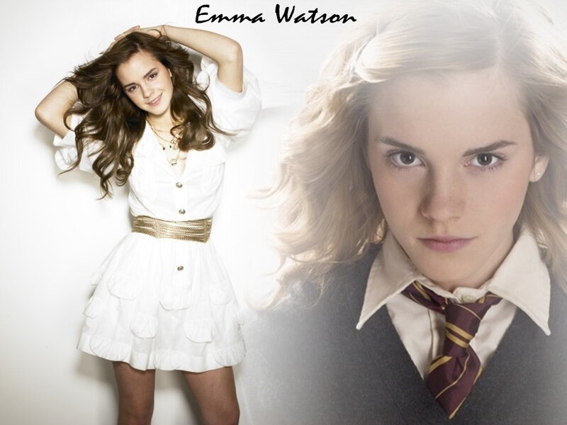 Emma Watson in Two Poses