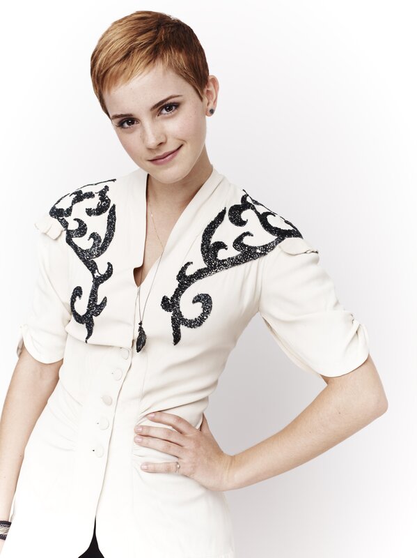 Emma Watson in white dress