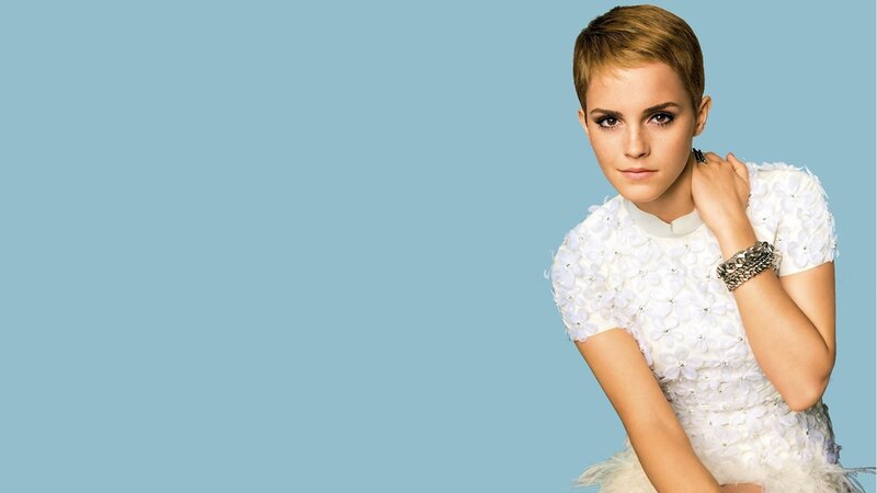 Emma Watson in white dress