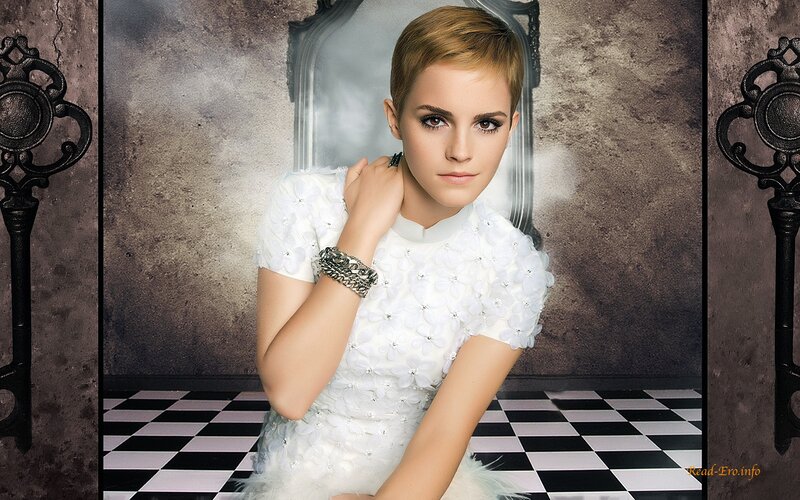 Emma Watson in white dress