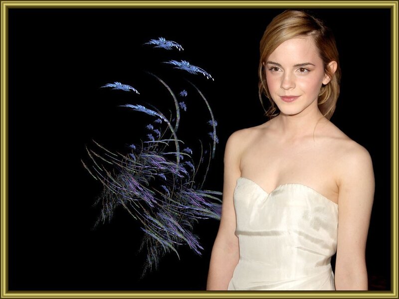 Emma Watson in white dress