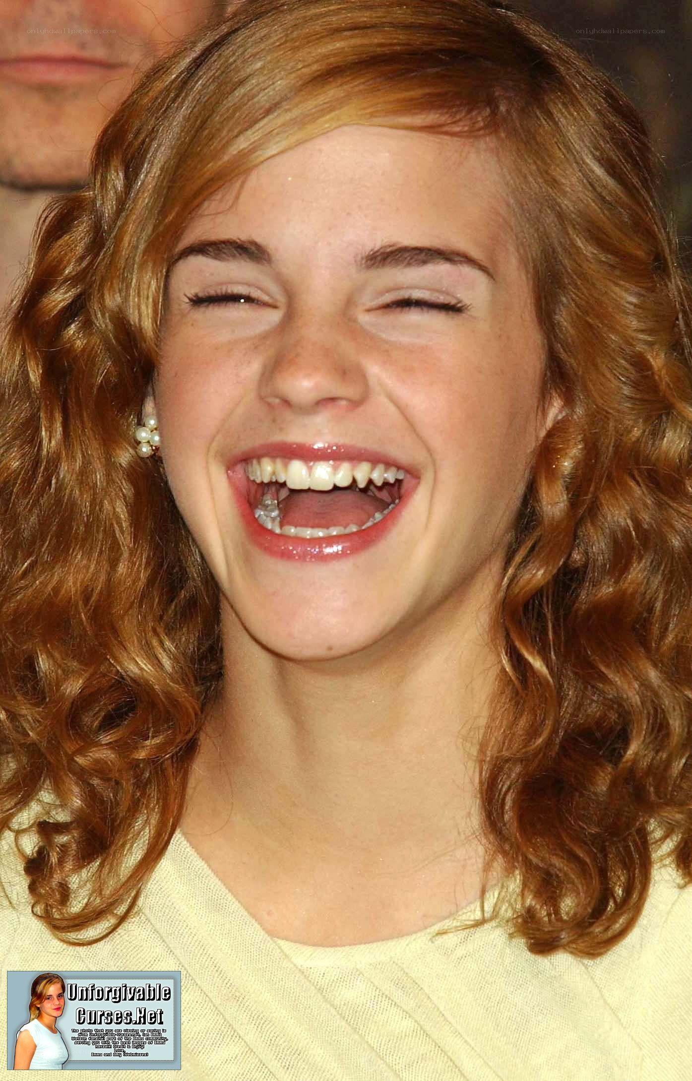 Emma Watson laughing