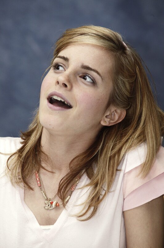 Emma Watson looking up
