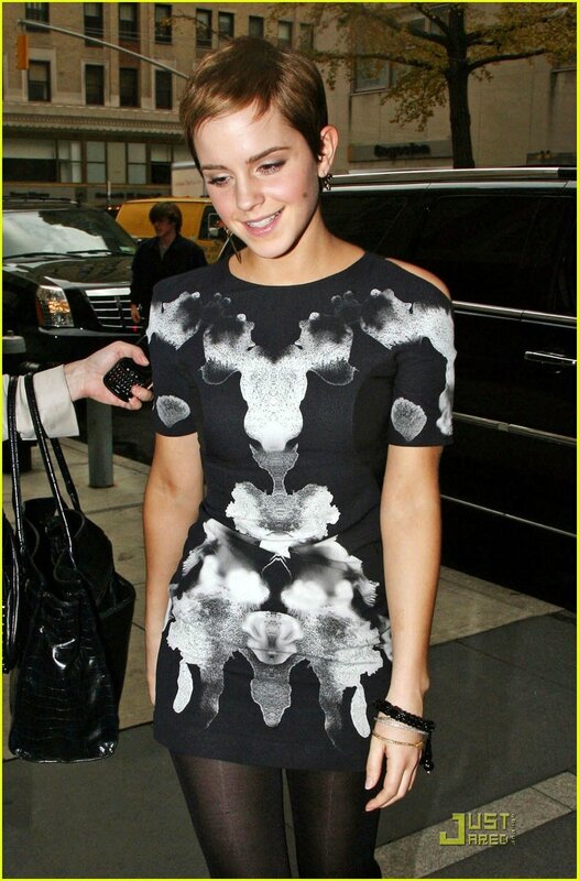 Emma Watson on city street