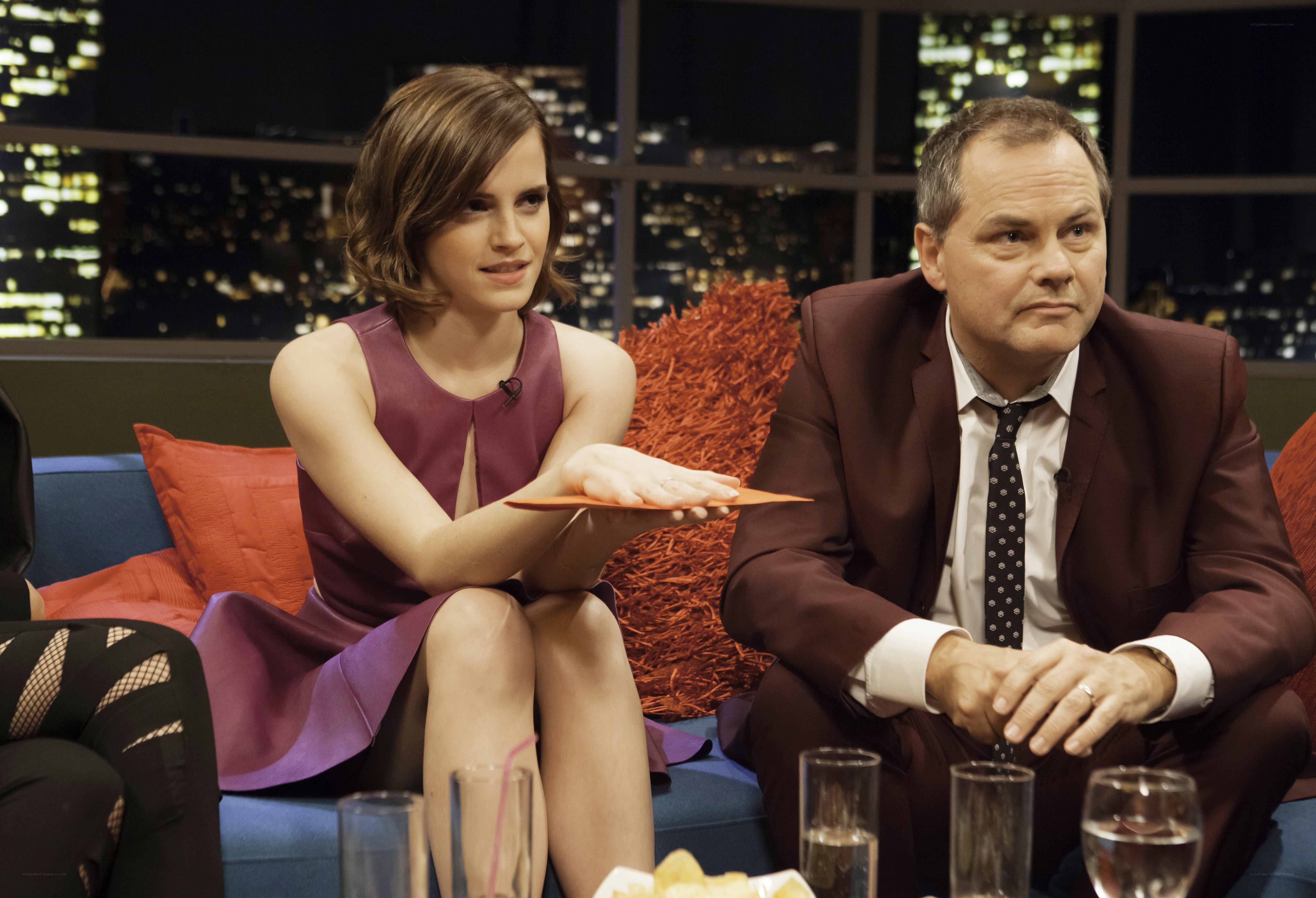 Emma Watson on talk show