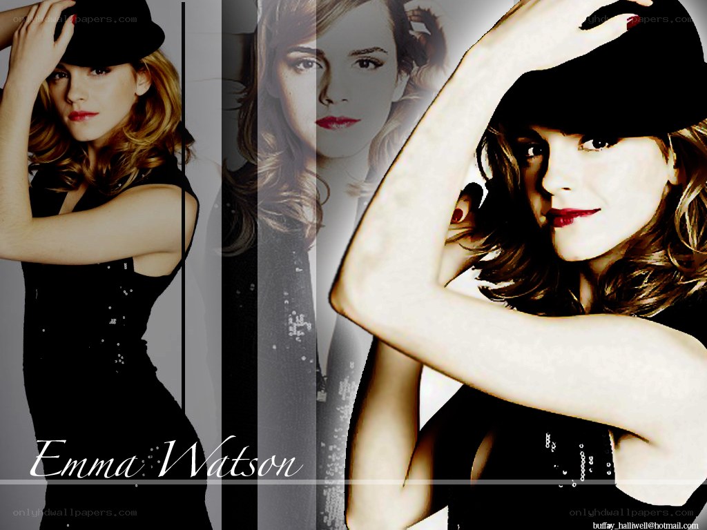 Emma Watson portrait collage